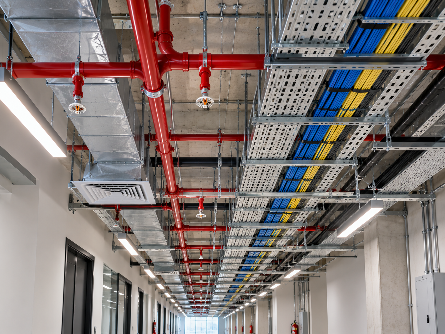 Fire fighting and MEP installation in commercial tower